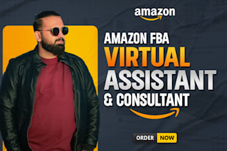 be your professional amazon fba virtual assistant and amazon fba consultant