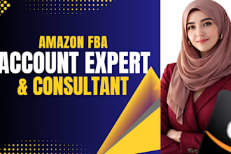 be your professional amazon fba virtual assistant and amazon fba consultant
