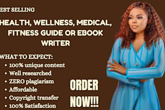 ghost write your health, wellness, medical, fitness guide or ebook