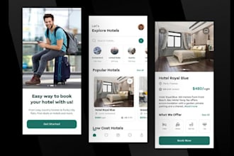 taxi booking app, hotel booking app, hotel reservation app, flight booking app