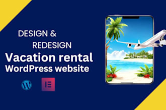 build vacation rental website, vacation rental for rental website with booking