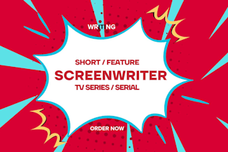 write an industry standard movie script