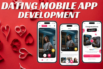 develop custom dating app, video chat app, social app like tinder, hinge, bumble