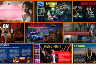 create professional film pitch deck presentation for your film just in 1 day