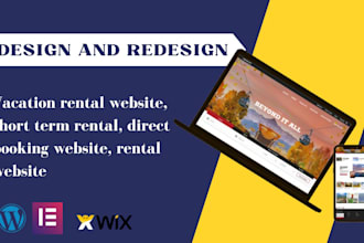 build vacation website, vacation rental for rental website with booking