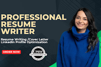 write resume, cv, cover letter, and optimize linkedin profile