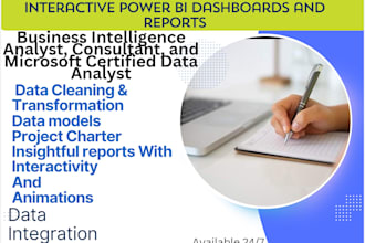 create interactive power bi dashboards and reports