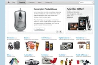 give you an online ecommerce store wordpress theme eshop template