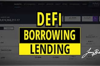 create a dapp for crypto lending borrowing and staking defi