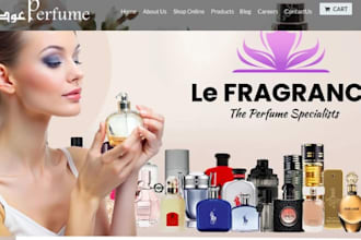 design perfume store fragrance odour oud cologne website scent beauty website