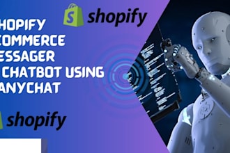 setup messenger chatbot for your shopify store with manychat bot, botpress