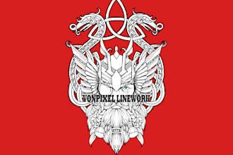 do tattoo linework designs of any theme
