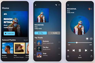 develop music streaming app live streaming app music player streaming app music