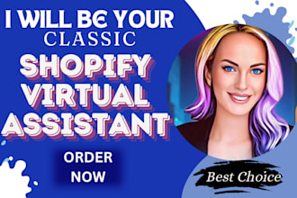 shopify virtual assistant, ecommerce marketing manager to boost shopify sales