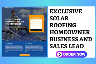 solar leads generation roofing leads homeowner leads business leads sales leads