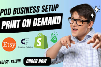setup etsy print on demand store shopify printful etsy printify etsy pod store