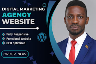design a digital marketing agency website smma wordpress website