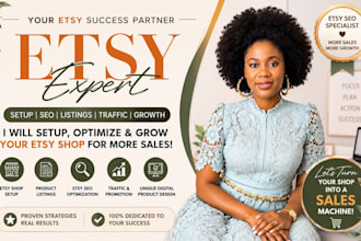 seo optimize etsy shop setup etsy digital products etsy pod etsy listing etsy