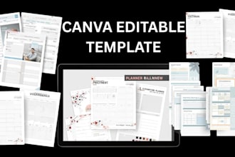design canva editable digital downloads canva templates editable canva design