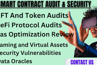 do audit for solidity, smart contract, nft, blockchain