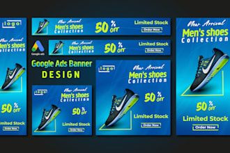 design creative digital ads, google ads, web banner, static banner, banner ads