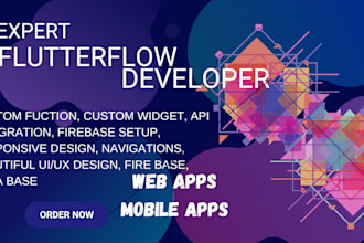use flutterflow to develop hybrid app for android and IOS