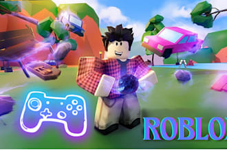 build you a roblox game, 3d game assets, roblox icons, game art, roblox map