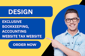 design bookkeeping, accounting website financial record keeping, tax website
