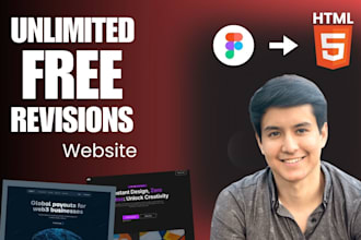 convert figma to HTML CSS responsive website, react, framer