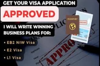 write business plans, petition letters for eb2 niw e2 and l1 visa