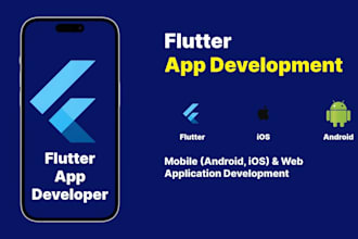 develop a flutter mobile app for ios and android