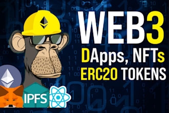 get nft minting dapp, solidity smart contract, web3 dapp, staking, crypto tokens