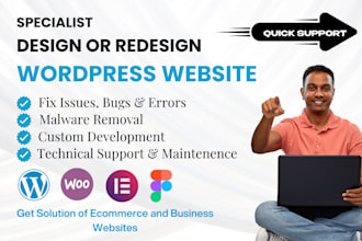 fix your wordpress website issues bugs and errors