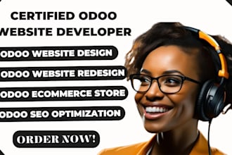 build odoo website design odoo module, odoo theme customization, odoo ecommerce