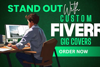 design best fiverr gig image, gig cover