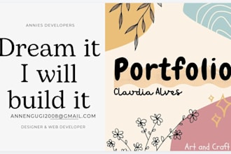 build a personal or business portfolio website