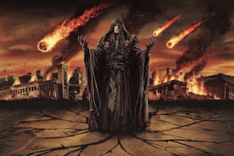 create warhammer style dark fantasy art illustration