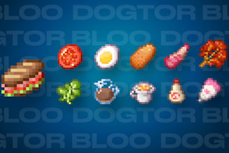 create 2d sprites, pixel art for your custom minecraft item or mod