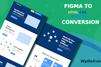 do figma to HTML CSS conversion pixel perfect responsive