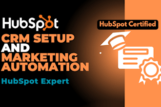 do hubspot CRM setup and marketing automation