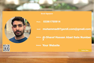making click able email signature with in 24hr