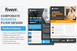 design professional corporate flyer