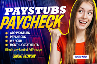do adp paystubs, pay stubs, paycheck, check stubs, w2