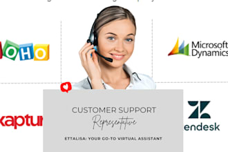 be your customer care representative, virtual receptionist