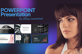 design professional and modern presentation