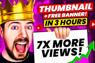 design amazing viral clickbait youtube thumbnail
