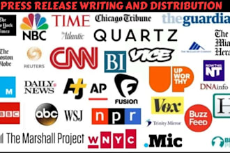 write and distribute press release to USA, UK french spanish german top site