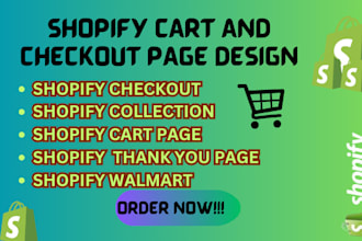 customize, design shopify cart and checkout page