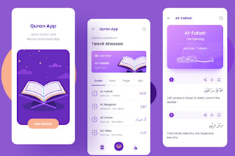 develop online bible app, quran mobile app, prayer time app