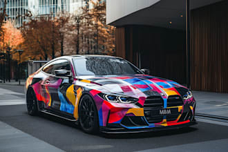 create racing car, livery racing car and sports car wrap